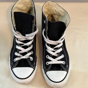 Converse Black and White High-Tops